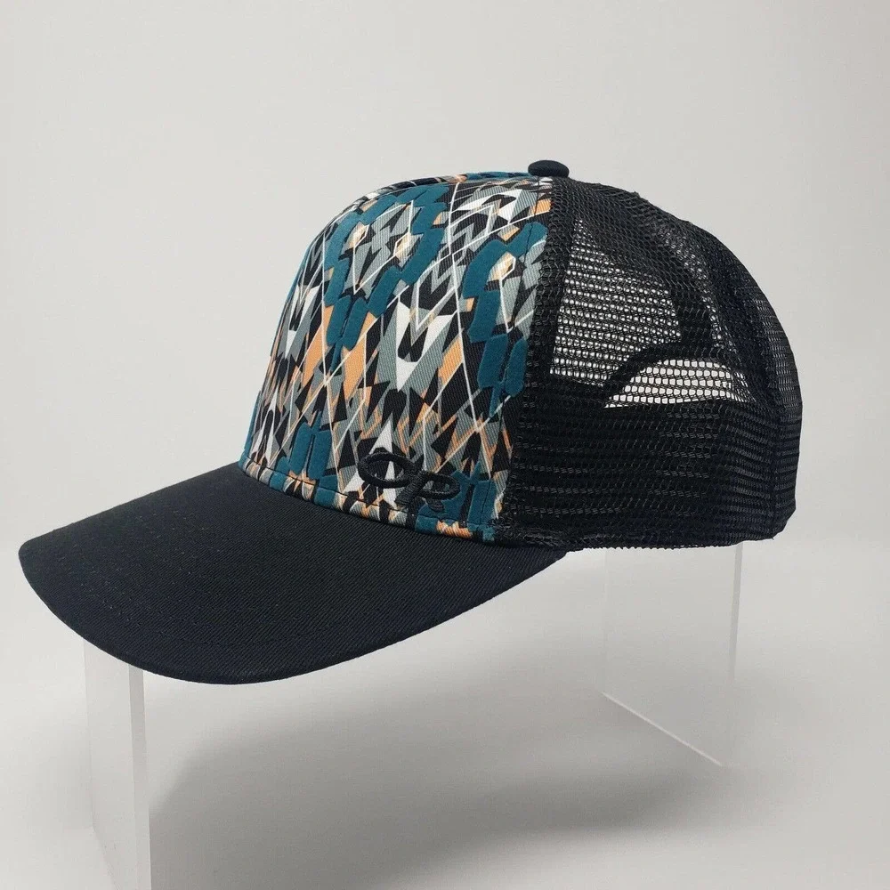 Outdoor Research Women's Chain Reaction Mediterranean Trucker Cap Snapback Hat - Picture 4 of 11